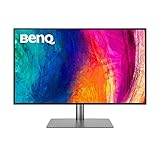 BenQ PD3220U Grafiker Monitor (AQCOLOR Technologie, 32 Zoll, 4K UHD, IPS, P3 Farbraum, Thunderbolt /USB-C-Laden, DP / HDMI, KVM, Hardware kalibriert, Höhenverstellbar), MacBook kompatibel