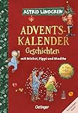 Adventskalender-Geschichten mit Pippi, Michel und den Kindern aus Bullerbü: 24 Tage voller Vorfreude