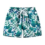 Generisch Badehose Jungen 134, Badehose Jungen 152 Neon Sportkleidung Teenager Boardshorts Enganliegend Badeshorts Schwimmhose Schwimmshorts Kinder Badehosen, Blue