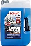 SONAX XTREME AntiFrost+KlarSicht Konzentrat (5 Liter) ergibt bis zu 15 Liter Winter-Scheibenwaschwasser, sofort mischbereit, schlierenfrei, Antikalk-Effekt | Art-Nr. 02325050