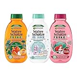 Garnier Wahre Schätze für Kinder 2in1 mildes Shampoo-Set, Disney Edition, 3 x 250 ml