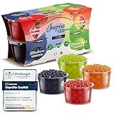 INSPIRE FOOD Bubble Tea Perlen Set - 4er-Pack Popping Boba...