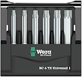 Wera Bit-Sortiment, Bit-Check 6 TX Universal 1 SB, 6-teilig, Wera 05073637001