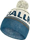 Fjällräven Unisex Pom Hut, Chalk White/Indigo Blue, One Size