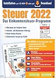 Steuersoftware Steuer 2022 DISCOUNTER CD Steuererklärung Steuerprogramm Einkommensteuer 2022 Einkommensteuererklärung ELSTER, Freiberufler, Arbeitnehmer Steuererklärung Aldi