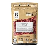 Bremer Gewürzhandel Chilis, ganz, Tianjin Chilis leicht bis mittelscharf, ideal zum Kochen oder Einlegen, 50g