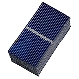 babominimer 100 Stück Solarzellen, Mini-Solarzellen, 100 Mini für Solarzellen, 0 5 V, polykristallin, für Energieversorgung in verschiedenen DIY-Projekten