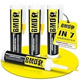 BMD Dichtkleber Mur | 4 Kartuschen | 310ml | Folienkleber für Dampfsperren und Dampfbremsen | lösemittelfreier Dichtkleber nach DIN 4108 & ENEV | Profi Qualität Made in Germany