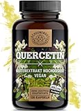 Quercetin -1000mg pro Tagesdosis- WICHTIG: 25:1 Extrakt (25000mg japanischer Schnurbaum je Dosis) I Quercetin Hochdosiert I 120 Stk I Quercetin 500mg je Kapsel -DE- SCHEUNENGUT®