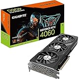 Gigabyte NVIDIA GeForce RTX 4060 GAMING OC Graphics Card - 8GB GDDR6, 128-bit, PCI-E 4.0, 2550MHz Core Clock, 2x DP 1.4, 2x HDMI 2.1a, NVIDIA DLSS 3 - GV-N4060GAMING OC-8GD