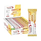 Premier Protein - Protein Bar Deluxe 40% - White Chocolate Vanilla - 12x50g - Low sugar - Low Carb - palmölfrei