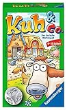 Ravensburger 23160 - Kuh und co, Mitbringspiel für 2-6 Spieler, Kinderspiel ab 4 Jahren, Reisespiel für unterwegs