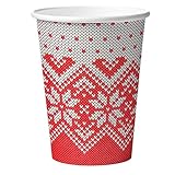 PLS GROUP® 50 Pappbecher Glühwein 200ml | Glühweinbecher...