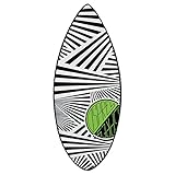 Osprey, Skimboard, Zickzack, Unisex, 104 cm 50 cm weiß