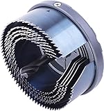 wolfcraft Mehrkranzlochsäge, Ø 60-95 mm I 2162000 I Säge mit 5 Schnellwechsel-Einsätzen, Ø 60-95 mm, Schnitttiefe 33 mm