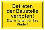 Metafranc Hinweisschild 'Betreten der Baustelle verboten!' -...