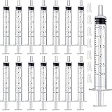 50 Stück Spritzen, 3ml Spritze, Einwegspritzen Ohne Nadel, Kolostrum Spritze, Dosierspritze, Flüssigkeitsmaß Spritzen für wissenschaftliche Labore, Gießen, Nachfüllen, Füttern von Haustieren