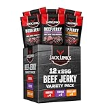 Jack Link's Beef Jerky Mischkarton - 12er Pack (12 x 25g) -...