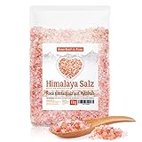 Himalaya Salz, rosa Kristallsalz, 1kg grobes Salz für die Salzmühle, Pink Salt, Badesalz, Salz aus Punjab Pakistan, 2-4mm Körnung