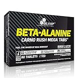BETA-ALANINE - Pre-Workout Booster - Nahrungsergänzungsmittel - Ausdauer - Energie und Kraft - Fortgeschrittene Leistung (80 Tabletten)