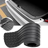 MNBYHWA Stoßstangenschutz aus Gummi für FIAT TIPO Kombi | Typ 356 2015, Ladekantenschutz Kofferraum Bande de Protection de Coffre de Voiture Kratzfest,90 * 7cm