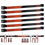 CCLIFE 6tlg Magnetleiste Werkzeug 45cm 23kg Magnetschiene Magnetisch Werkzeugleiste für Werkstatt