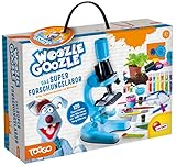 WOOZLE GOOZLE Das Super Forschungslabor (Experimentierkasten): 2 in 1: Großer Experimentierkasten + hochwertiges Mikroskop!