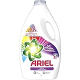 Ariel Waschmittel Flüssig, Flüssigwaschmittel Universal, Strahlend Rein, 104 Waschladungen (2er Pack), 2 x 2,6L