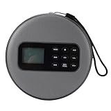 ASHATA Tragbarer CD -Player, Desktop -CD -Player Wieder Aufgeladen Werden mit Anti -Skip 8H -Wiedergabe LCD -Display Leistungsstarke Stereo -Lautsprecher für Heimfahrtreisen