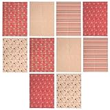 UPKOCH 10 verschiedene Weihnachts-Geschenkpapierbögen – 70 x 50 cm, festliches Weihnachtsverpackungspapier für Geschenkboxen und Blumensträuße – dekorative Geschenkverpackung zum Basteln