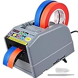 VEVOR Automatischer Klebebandspender, elektrischer Klebebandschneider, Verpackungsmaschine, Bandschneidemaschine, 6-60 mm Bandbreite