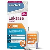 sanotact Laktase 7.000 Direkt • 90 Mini-Laktose Tabletten...