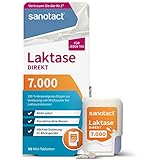 sanotact Laktase 7.000 Direkt • 90 Mini-Laktose Tabletten...