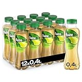 Fuze Tea Grüner Tee Limette Minze - außergewöhnliche Fusion aus Grüntee und fruchtigem Limette-Geschmack - kalorienarmer Tee aus nachhaltigem Anbau - Einweg Flaschen (12 x 400 ml)