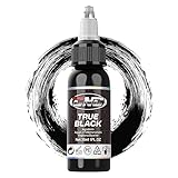 CNC Tattoo Farbe True Black- 1oz (30 ml) - Tattoo-Tinte Set Schwarze, Tattoo Ink zubehör TI6003-30-001