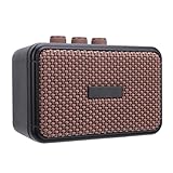 RASTKY Mini-Gitarrenverstärker Vielseitige Eingabeoptionen Übungs-Combo-Verstärker für Jam-Sessions-Proben