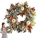 Mgichoom Herbst TürKranz WandKranz | 45cm Kranz Deko Herbst...