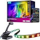 Govee TV Hintergrundbeleuchtung 3 Pro mit HDR-Dreifachkamera, 5M 5 in 1 RGBWWIC TV LED Streifen für 75–85 Zoll TVs, 75 LEDs/M, Unterstützt AI-Filter, Sprach- & APP-Steuerung DreamView Sync