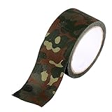 VGEBY 10m Camouflage Wrap Tape Tarnband für Outdoor Jagd Gewehr Pistole Zoomkamera Tarnen von Gegenstände (Design : German Spot Camouflage)