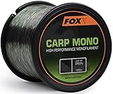 Fox Karpfenschnur Carp Mono - 1000m Angelschnur, Durchmesser/Tragkraft:0.33mm / 15lb / 6.80kg