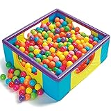 ecosa Bällebad Bälle 500 Stück | ø: 6 cm | Spielbälle | Bällepool | Platikbälle | Bälle für Bällebad | Baby Bälle | Spielbälle | Babybälle | Zertifiziert | Keine Schadstoffe |