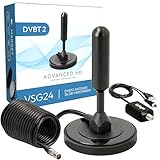 VSG24 DVBT2 Antenne mit Verstärker 36Dbi+ HDTV...