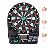 Digitale Dartscheibe – Intelligentes Elektronisches Punktespiel, LED-Bildschirmzähler, Multiplayer-Funktionseinrichtung, Batteriebetriebenes Brett Mit Langlebiger Zieloberfläche | Elektronische Sport-