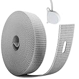 6m Rolladengurt 14mm Rolladengurt Reparaturset, Rolloband Strapazier Grau Rolladengurt Reparaturset, Rolladengurt Abdeckung Rollladengurt Mit Starken Kanten Für Rollläden An Türen Fenster (Grau）