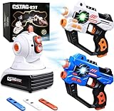 VINTOP Lasertag Spielzeug für Jungen & Mädchen, Infrarot Laserpistole Spiel mit Projektor, Multifunktion Laser Tag Spiel Set für Kinder & Erwachsene, Spaß Geschenke für 4 5 6 7 8 9 10 11 12+ Jahre