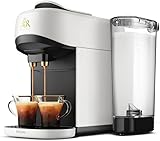 Philips L'OR BARISTA Absolu Kapsel-Kaffeemaschine - 19 Bar System, Dual-Kapselerkennung, über Eis genießen, Intensitäts-Boost, XXL Kapseln kompatibel, Satinweiß (LM9512/00)