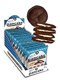 Go Fitness Protein Pancake - [12 x 50 gramm ] Cookies N Cream High Protein Snack, frisch gebacken & extrem lecker - Eiweißriegel alternative mit 13g Eiweiß pro Pancake