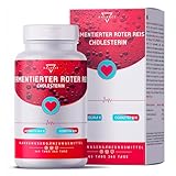 FERMENTIERTER ROTER REIS® CHOLESTERIN - 365 Tabletten für 12 Monate | Cholesterin Senken | Roter Reis Choltesterin | 2,9 mg Monacolin K | Cholesterinpräparate mit Coenzym Q10 | Made in Italy