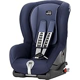 BRITAX ROMER Kindersitz 9-18 kg DUO plus, flexibler Einbau und verbesserter Schutz fur Kinder (Gruppe 1), 9 Monate bis 4 Jahre, Moonlight Blue