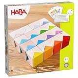 HABA Kreativbausteine – Buntes Bauset mit 32 Holzbausteinen & 10 Vorlagekarten – Fördert Kreativität, räumliches Denken & Feinmotorik – Ab 4 Jahren – 2012606001